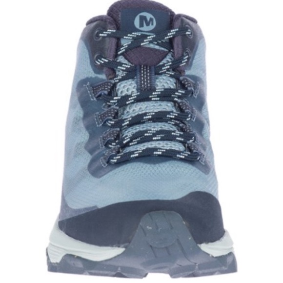 Merrell Women's Moab Speed GTX Mid Hiking Boots in Navy Size 8 - Picture 5 of 10